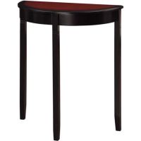 Camden Demuline Console Table - Black Cherry Entryway Table  Console Table for Hallway Console Furniture Edge Corner Guards