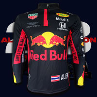 เสื้อแขนยาว  Formula One Red Bull Racing F1 เสื้อฟอร์มูล่าวัน ทีม เรดบูล เรสซิ่ง #FM0001 รุ่น อเล็กซ์ อัลบอน#23 ไซส์ S-5XL