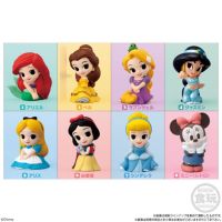 Disney Friends Mini Figure 5 โมเดลเจ้าหญิง กาชาปอง ดิสนีย์เฟรนด์มินิฟิกเกอร์แท้ Ariel Belle Rapunzel Cinderella Gashapon