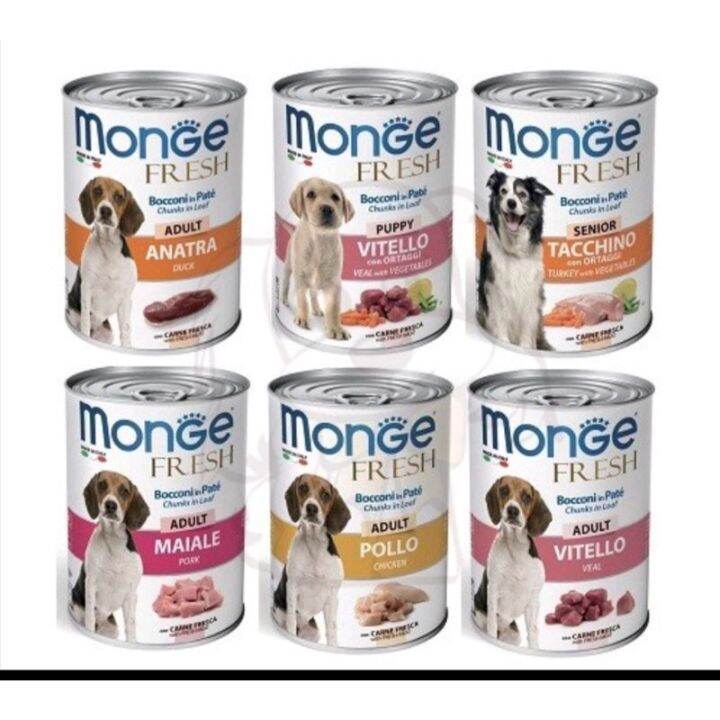 Monge dog clearance food