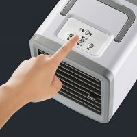 USB Mini Portable Air Conditioner Humidifier Purifier 7 Colors Light Desktop Air Cooling Fan for Office