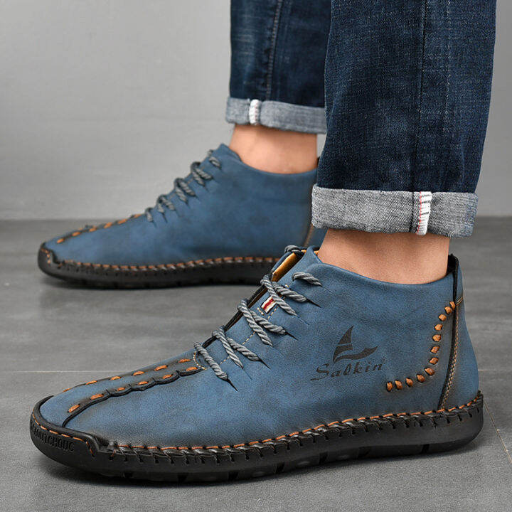 hand-stitching-winter-men-boots-leather-patent-tooling-ankle-boots-blue-outdoor-autumn-hombres-botas-men-casual-leather-shoes