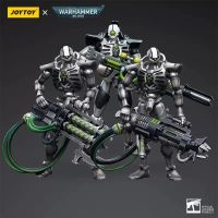 「 JOYTOY 1/18ตุ๊กตาขยับแขนขาได้ Warhammer 40K Necrons Sautekh Dynasty ชุดแบบทหารคอลเลกชั่นเกมอนิเมะ4นิ้ว