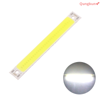 Qungkun? 3V-4V DC 60mm 8mm LED cob Strip 1W 3W อบอุ่นขาวน้ำเงินแดงแหล่งกำเนิดแสงสำหรับ DIY โคมไฟทำงานจักรยาน