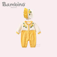 Bambino ชุดจั๊มสูทเด็กทารกผู้หญิง ชุดรอมเปอร์  ชุดบอดี้สูท   ชุดเด็กอ่อน ชุดเด็กแรกเกิด  Baby Bodysuits Jumpsuits