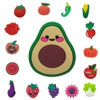 1PCS PVC Refrigerator magnet kawaii Fruit Vegetable flower cartoon Magnetic stickers Message Photos fridge magnets Stationery Wall Stickers Decals