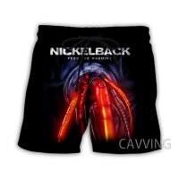 แฟชั่นใหม่ผู้หญิง / ผู้ชายพิมพ์ 3D Nickelback แบนด์ฤดูร้อนกางเกงขาสั้นชายหาด Streetwear ผู้ชายอย่างรวดเร็วแห้งกางเกงขาสั้นลำลอง J02 XS-5XL