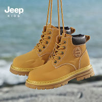 Jeep รองเท้าบูทรองเท้าบูท Martin Sepatu Boot Pendek 2022สำหรับเด็ก,รองเท้าบูทหุ้มข้อสไตล์อังกฤษบู้ตผู้หญิงแฟชั่นสำหรับเด็กผู้ชายและเด็กผู้หญิง