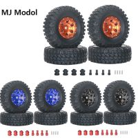 Metal Wheels/tires/adapters Mud Tires for 1/24 RC Crawler Car Axial SCX24 FMS FCX24 Enduro24 Upgrade Parts Bag Accessories