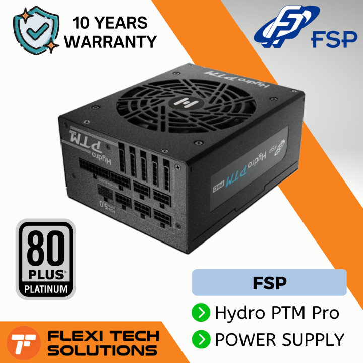 Flexi Tech FSP Hydro PTM Pro ATX3.0 (PCIe5.0) 1200W 80 Plus