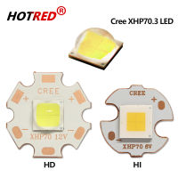 Original CREE XHP70. 3 Third Generation 6V 12V 45W HI HD Cold Warm Neutral White SMD 7070 With DTP Copper MCPCB DIY Flash lighting