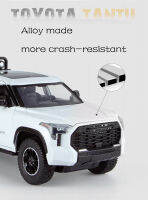 1:24สำหรับ Toyota Tundra Pickup SUV รุ่นรถเสียงดึงกลับเพื่อรวบรวมของเล่นเด็กสำหรับวันเกิดคริสต์มาส Gifts