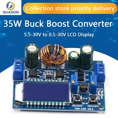【YF】﹉  35W 5.5-30V to 0.5-30V Digital Display up down Buck Boost Converter Supply Module Adjustable Board