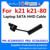 ใหม่เดิมแล็ปท็อป SATA HHD เคเบิ้ลฮาร์ดดิสก์ไดรฟ์เคเบิ้ลสำหรับ K21 K21 80 K21-80 SC10K92653 5C10L02013: 0001