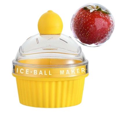 hot【cw】 Round Mold Sphere Silicone Reusable With Lid Molds Game Day Whiskey Cocktails New
