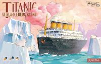 พลาสติก โมเดล ประกอบ  suyata EGG SHIP TITANIC SEAL &amp; ICEBERG SCENE