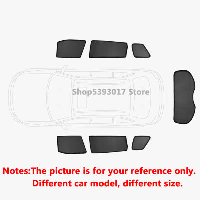 สำหรับ Mazda CX3 CX-3 2018แม่เหล็กรถด้านข้างหน้าต่าง SunShades ตาข่าย Shade Blind รถหน้าต่าง Curtian อุปกรณ์เสริม2017 2016