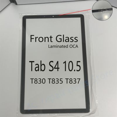 ⊕ Front Outer Glass OCA Lens For Samsung Galaxy Tab S4 10.5 inches T830 T835 837 LCD Touch Screen Replacement Tablet Display Panel
