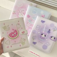 Cute A5 Pu Leather Binder Photocards Cover Kpop Loose-leaf Collect Book Photo Cards Album Storage Book Journal School Stationery  Photo Albums