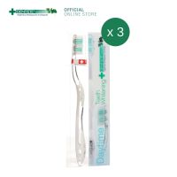 (แพ็ค 3) Dentiste Day Time Toothbrush แปรงสีฟันสำหรับกลางวัน กำจัดคราบพลัค ทำความสะอาดลิ้น เดนทิสเต้