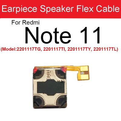ตัวต่อลำโพงด้านบนของหูฟัง Redmi Note สายเคเบิลสำหรับ Xiaomi 11 Pro + 5G Note 11 Pro (จีน) 21091116C Note 11S โมดูลรับสัญญาณอะไหล่ LPX3765