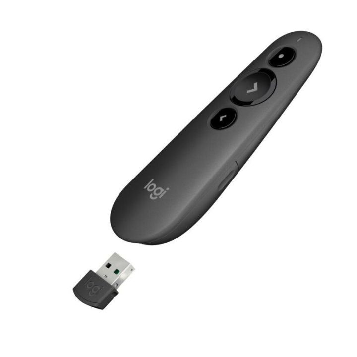 รีโมตนำเสนอและเลเซอร์พอยเตอร์ไร้สาย-logitech-r500-laser-pointer-r500