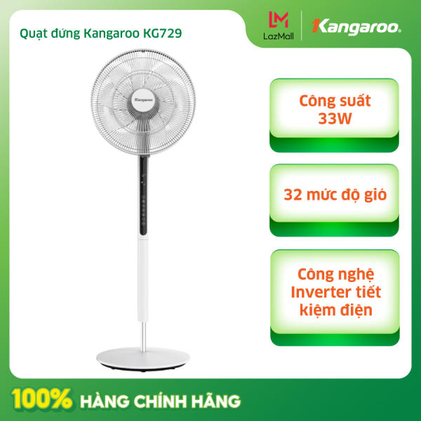 Quạt đứng Kangaroo KG729 –  Inverter tiết kiệm điện