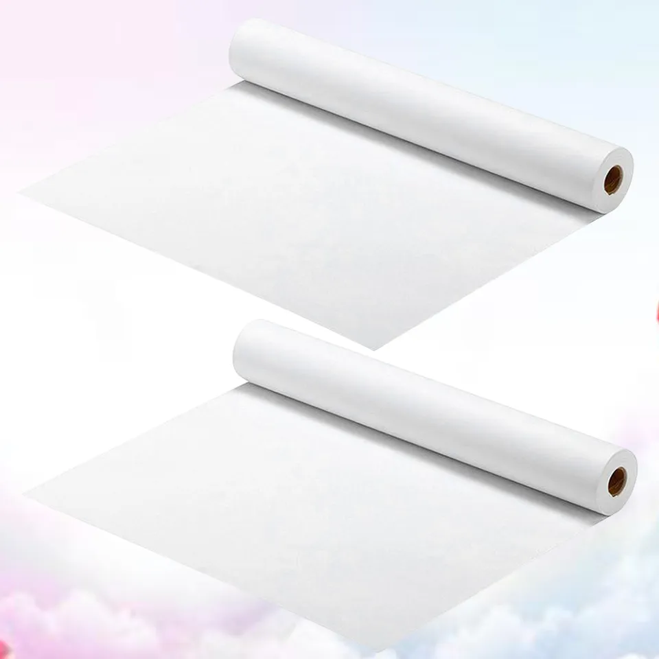 Paper Roll Drawingwhite Easel Sketch Painting Blank Wrapping