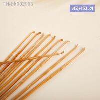 ■ 5/10Pcs Wood Coal Bamboo Spoon Ear Pick Tool Polishing Round Bamboo Handle Ear Cleaner Creative Gift