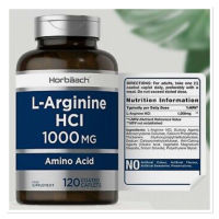 L-ARGININE HCI  1000 MG ️Amino Acid️‼️120 เม็ด ‼️