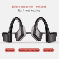 Bone Conduction Earphone Bluetooth 5.0 Earbuds Wireless Headsets TWS Sports Handsfree Waterproof Headphones Not In-ear Headphone