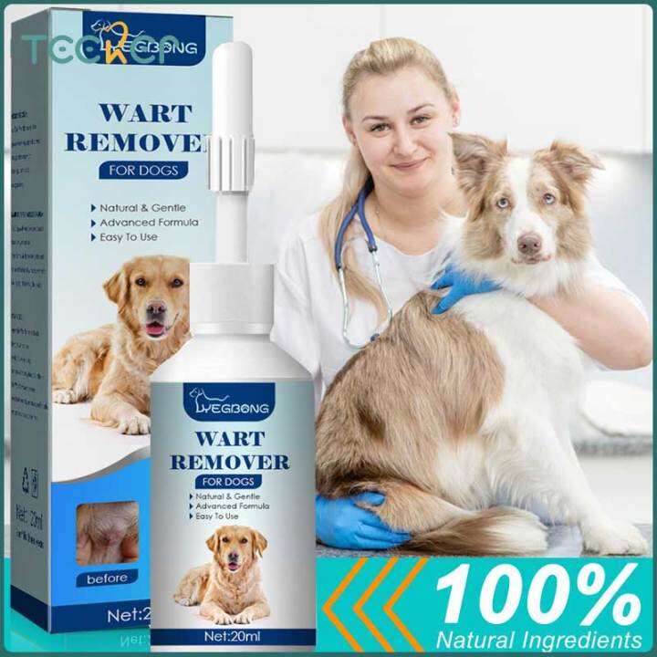 Natural Pet Wart Remover For Dog Warts Corn Papilloma 20ml Painless ...