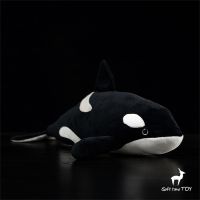 ตุ๊กตาวาฬเพชฌฆาตความคมชัดสูงน่ารัก Plushie Orca ของเล่นตุ๊กตาสัตว์เสมือนจริงตุ๊กตายัดไส้ Kawai ของขวัญของเล่น F 2023ใหม่