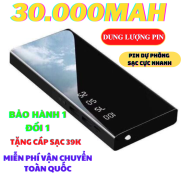 SẠC DỰ PHÒNG SẠC NHANH PIN SẠC DỰ PHÒNG CAO CẤP THIẾT KẾ MÀN HÌNH GƯƠNG