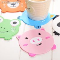 Cartoon 1 Piece Silicone Dining Table Placemat Coaster Kitchen Accessories Mat Cup Bar Mug Cartoon Animal Drink Pads