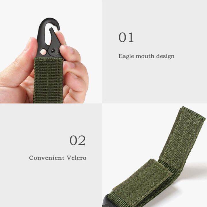 1pcs-tactical-hanging-buckle-molle-nylon-webbing-belt-triangle-buckle-outdoor-climbing-camping-tool-accessory-carabiner-keychain-adhesives-tape