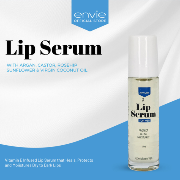 Envie Lip Serum for Men Infused w/ Vit-E that Moisturizes and Protects ...