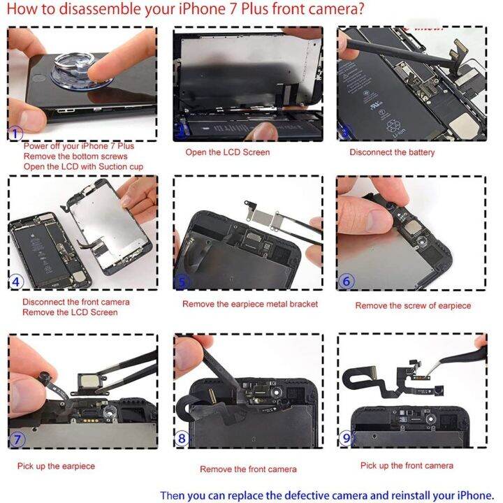 good-quality-anlei3-อะไหล่กล้องด้านหน้าแสงเซ็นเซอร์ใกล้ชิดหูฟังสายเคเบิลยืดหยุ่นกับการเคลื่อนไหวสำหรับ-iphone-7-7plus-8g-8-plus