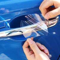 5pcs universal Invisible Car Door Handle Scratches Automobile Shakes Protective Vinyl Protector Films car Handle Protective Door Hardware