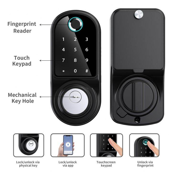 smart-door-lock-automatic-lock-tuya-app-remote-opening-support-fingerprint-password-mobile-app-bluetooth-key-unlock