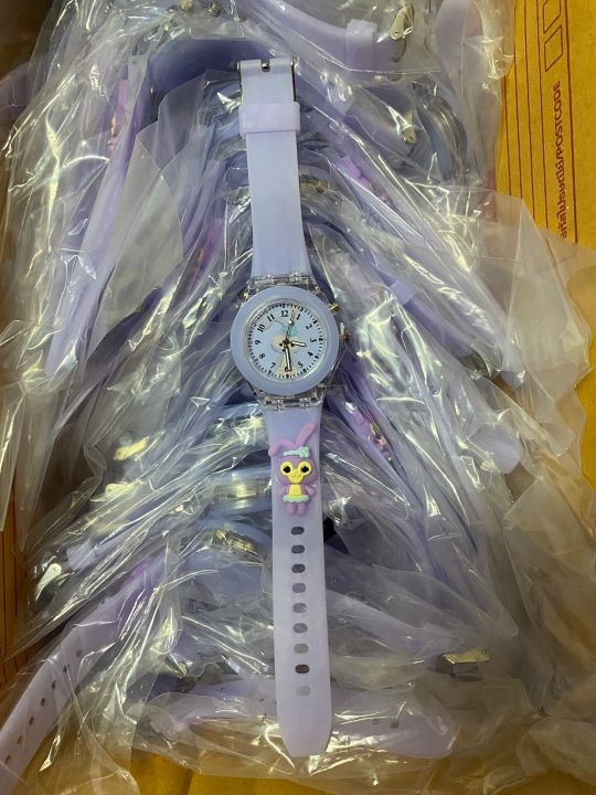 นาฬิกา-sanrio-มีไฟวิบวับ-นาฬิกาข้อมือเด็ก-นาฬิกาเด็ก-นาฬิกาการ์ตูน