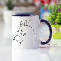 Cartoon Totoro Coffee Mug 11oz Ceramic Black Pink White Color Creative Milk Cup Dropshipping