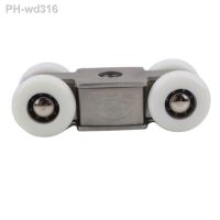 4 wheels Stainless steel pulley runner for kitchen bathroom glass wood slide door crane pulley moving door crane rail pulley