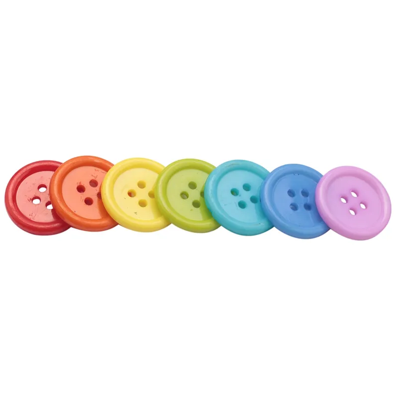 Generic DIY Random Color Set of 200 Sewing Buttons Craft for Kids DIY Toys,  Plastic, Random Color, 20mm