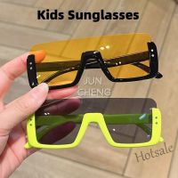 【hot sale】✒▫ D03 Korean Version Childrens One-piece Large Frame Sunglasses Half Frame Kind Baby Fashion Sun Glasses Personality Girls Boys UV Protection Shade