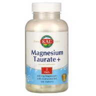 Hỗ trợ tim mạch, viên uống Taurine và Magie, KAL, Magnesium Taurate + thumbnail