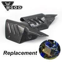 Special Motorcycle Exhaust Pipe Real Carbon Fiber Heat Shield Cover Shell For R6 R3 MT03 XADV750 Muffler Escape Moto Lid Sticker