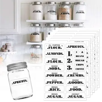 Top Selling 320+ Printed Spice Jar Labels And Food Pantry Stickers