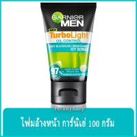 FernnyBaby โฟมล้างหน้า กานิเย่ ฟอร์เมน สกิน 100 กรัม Garnier For Men รุ่น โฟม การ์นิเย่ หลอด ดำ-ICY 100 กรัม