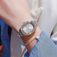 watch womens gypsophila diamond-encrusted simple temperament thin strap dial steel belt ladies gold